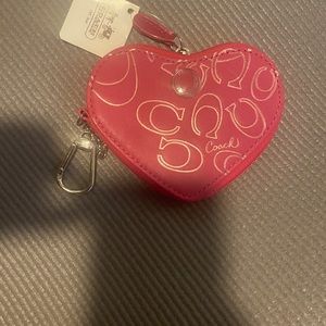 Coach Heart Coin Purse